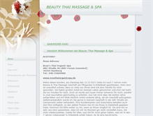 Tablet Screenshot of beauty-thai-massage.de